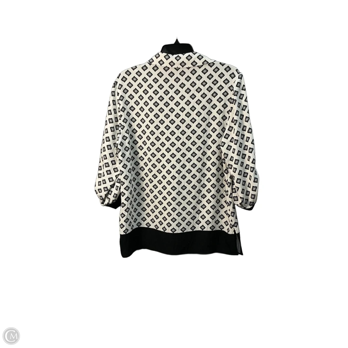 Top Long Sleeve By Zara In White, Size: S