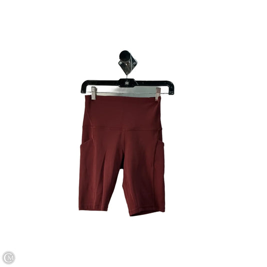 Athletic Shorts By Lululemon In Red, Size: S