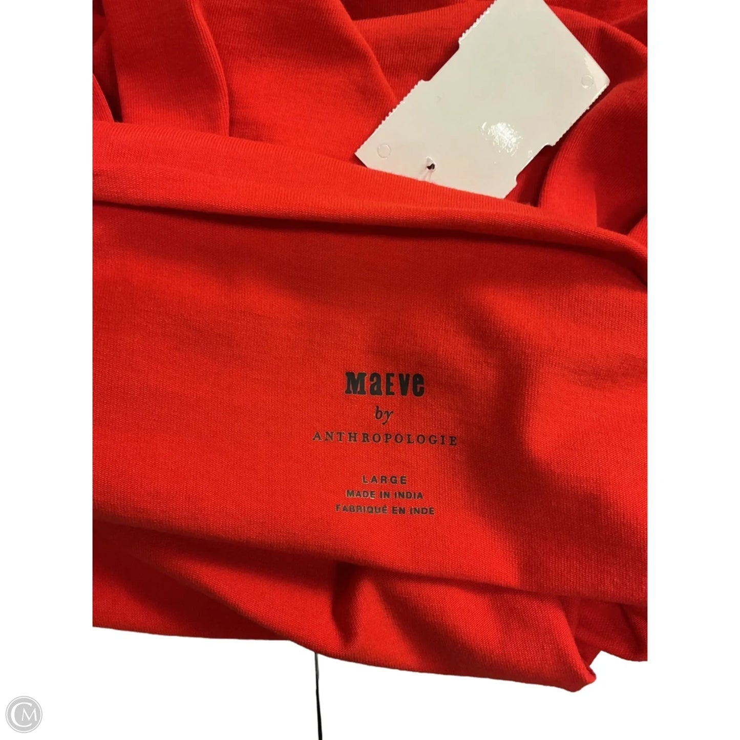 Top Sleeveless By Maeve In Orange, Size: L