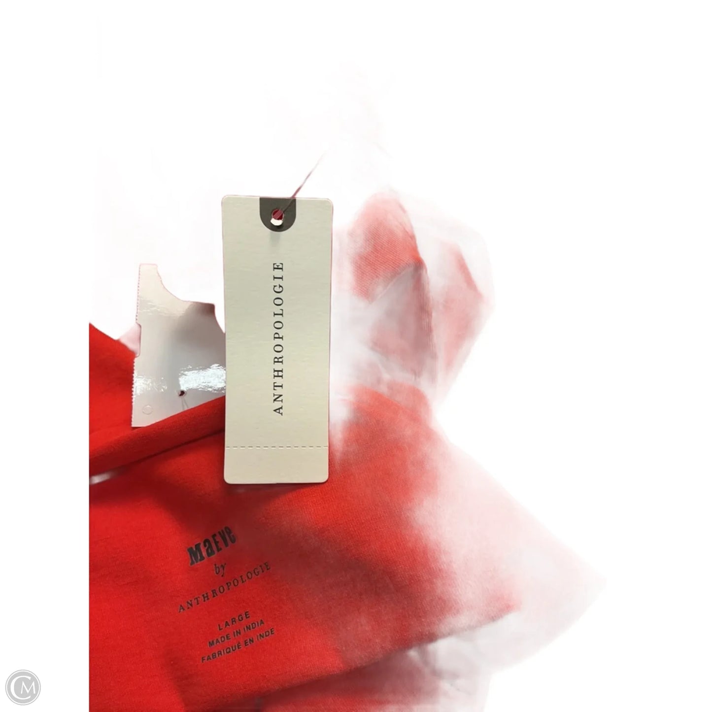 Top Sleeveless By Maeve In Orange, Size: L