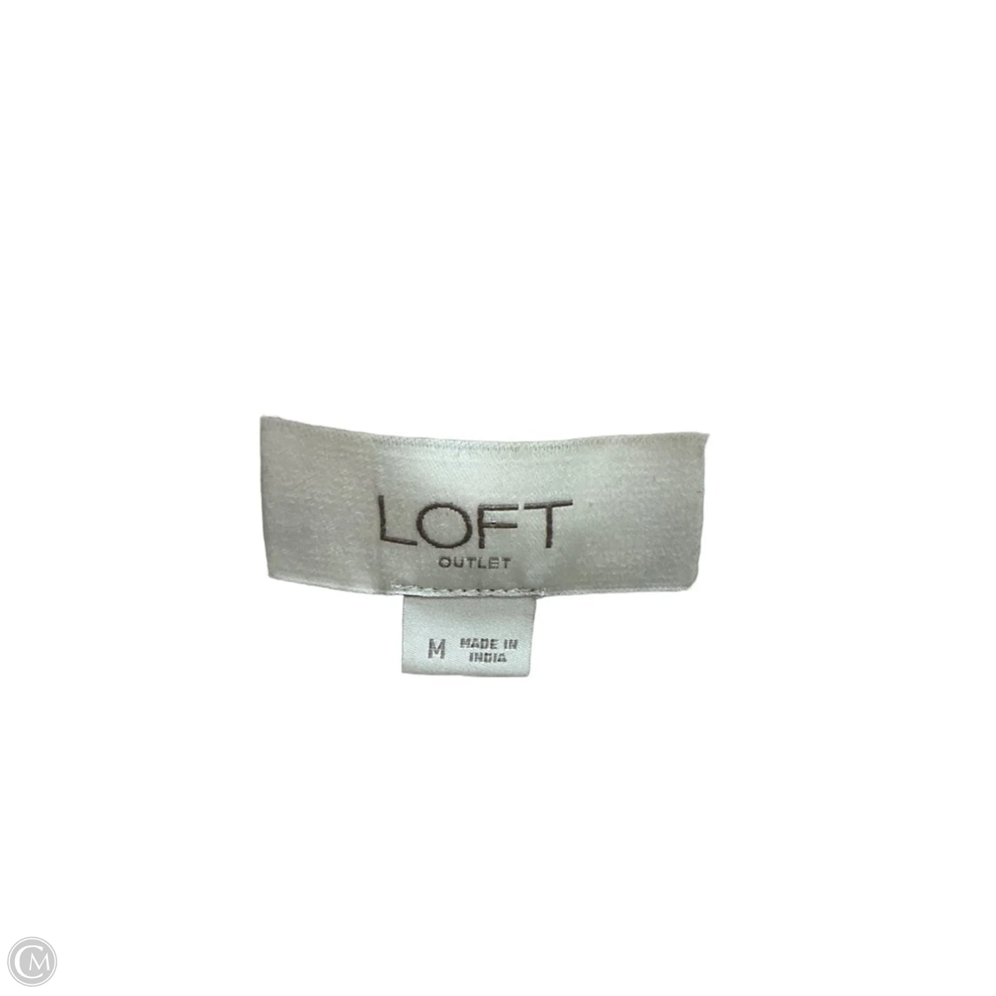 Jacket Shirt By Loft In Cream, Size: M