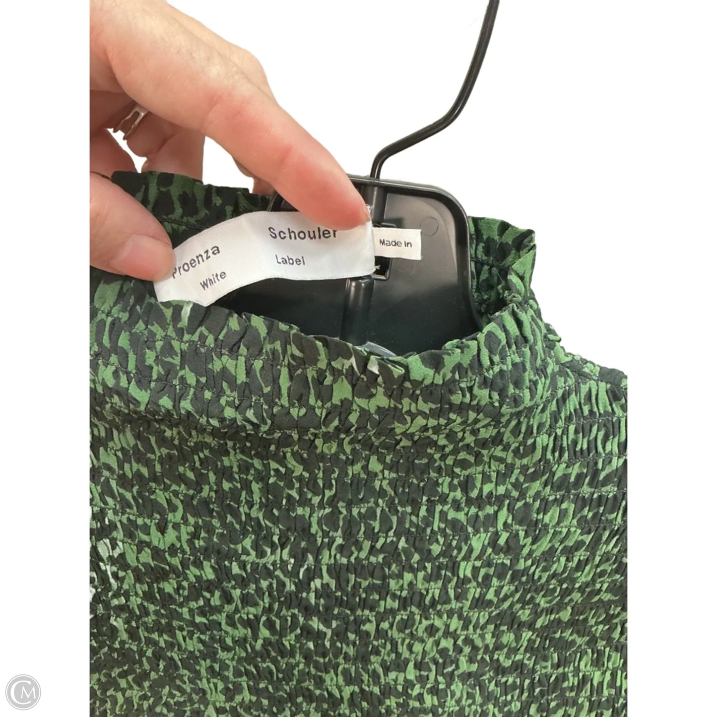 Top Long Sleeve Luxury Designer By Proenza-schouler In Green, Size: S