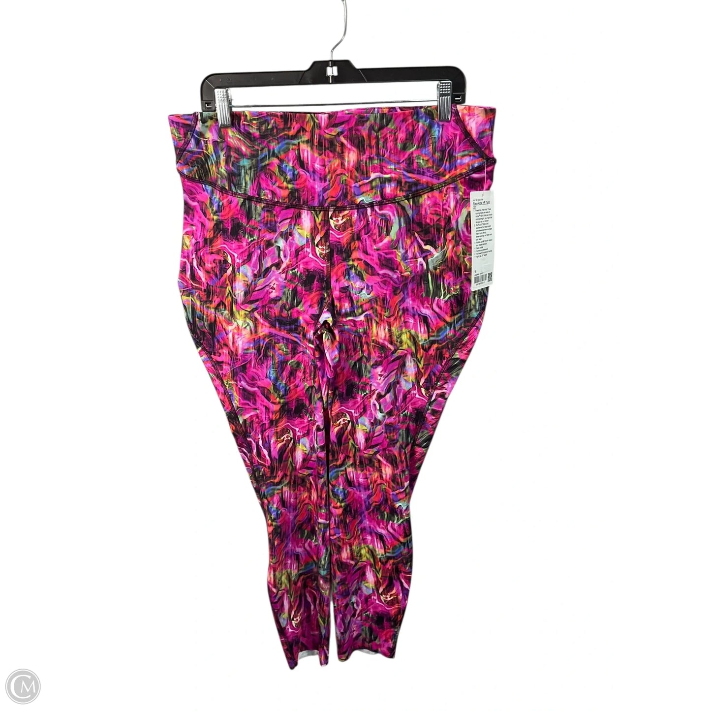 Athletic Leggings By Lululemon In Multi-colored, Size: 16