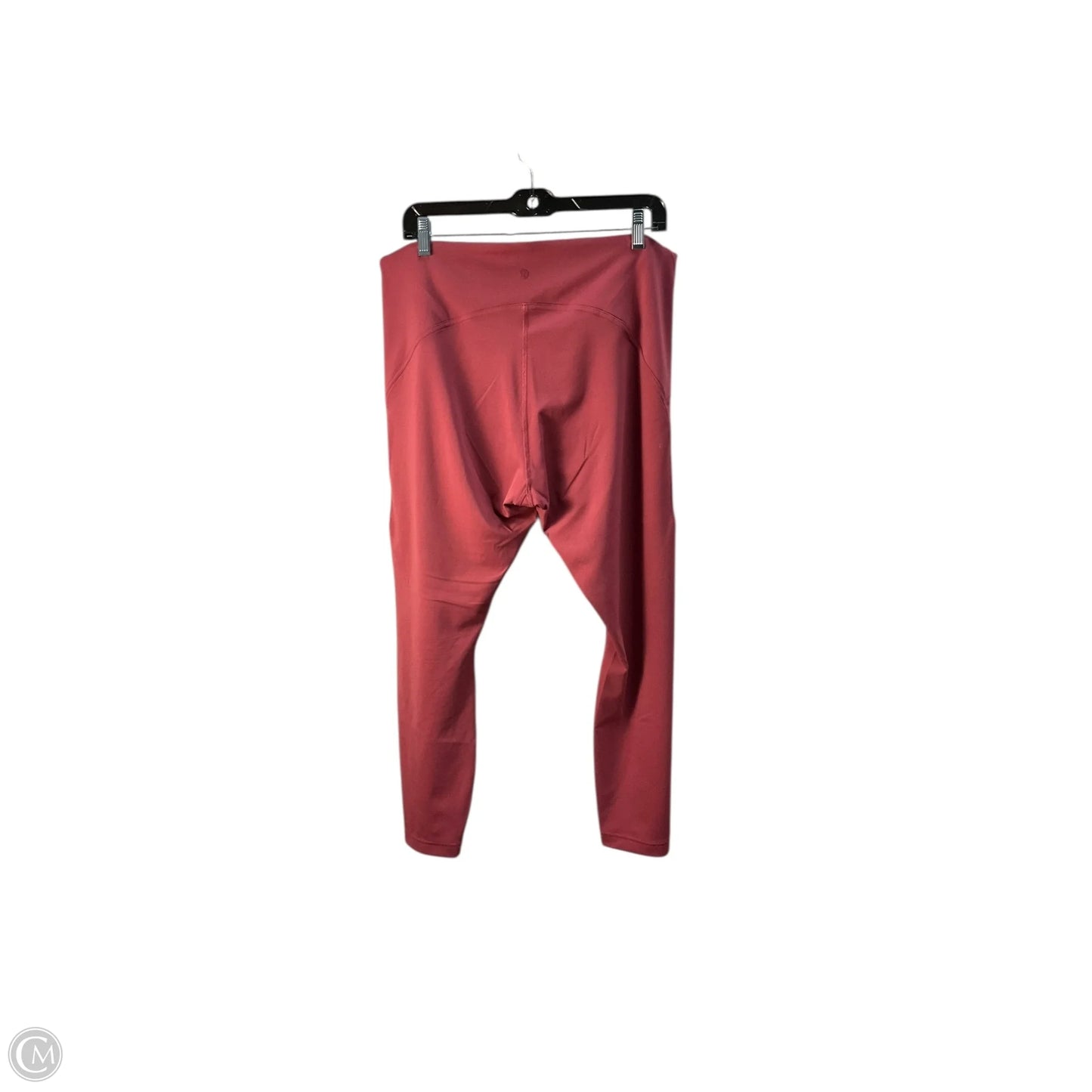 Athletic Leggings By Lululemon In Red, Size: 16