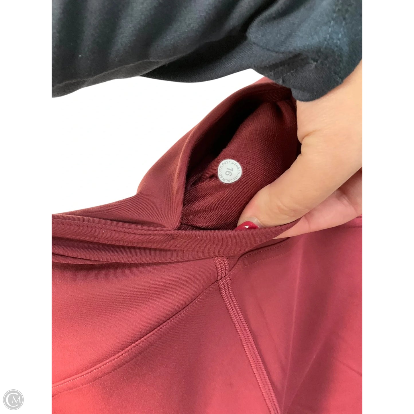 Athletic Leggings By Lululemon In Red, Size: 16