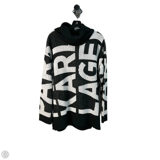 Sweater Designer By Karl Lagerfeld In Black, Size: M