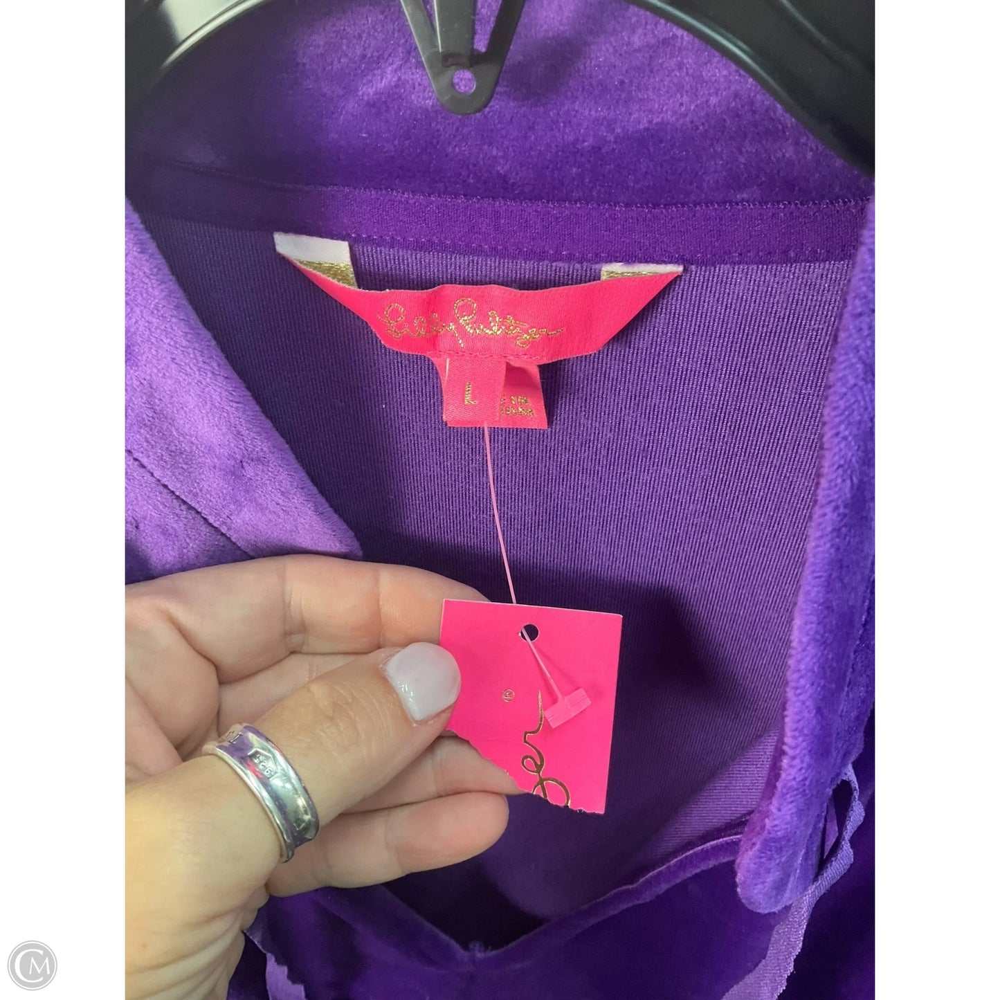 Dress Designer By Lilly Pulitzer In Purple, Size: L