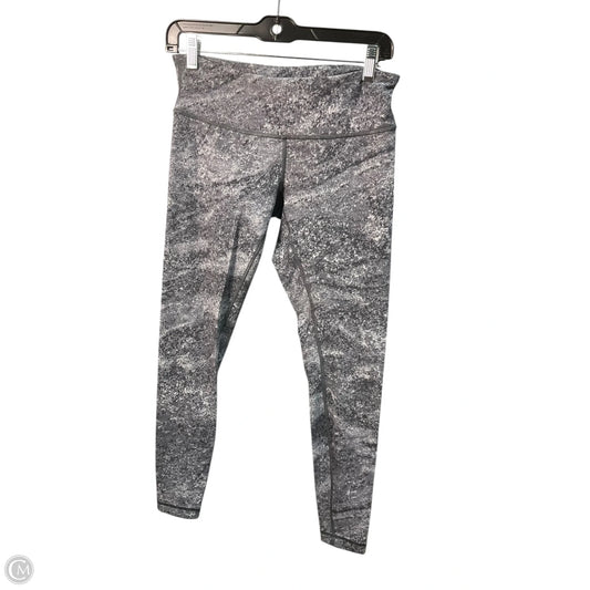 Athletic Leggings By Lululemon In Grey, Size: M