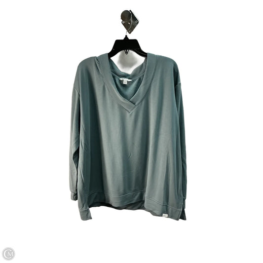 Top Long Sleeve By Orvis In green, Size: 18