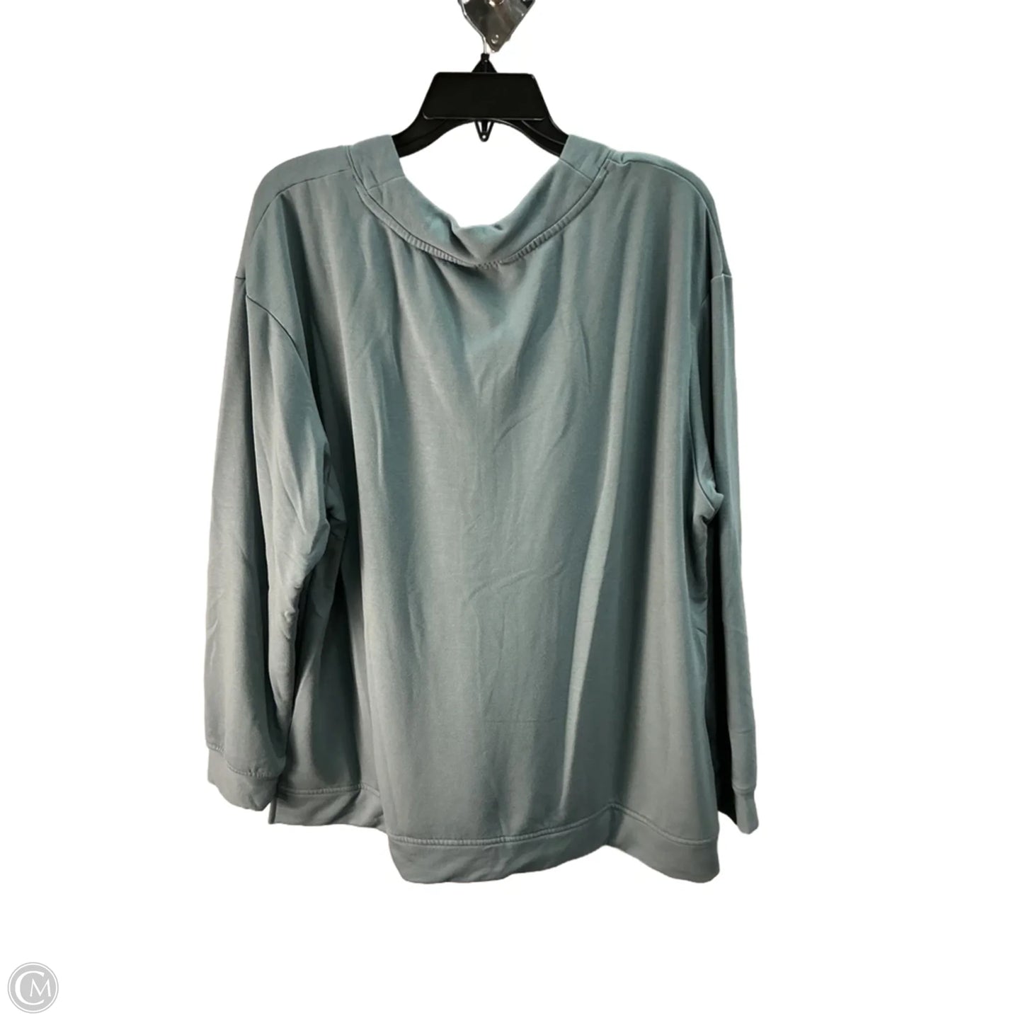 Top Long Sleeve By Orvis In green, Size: 18