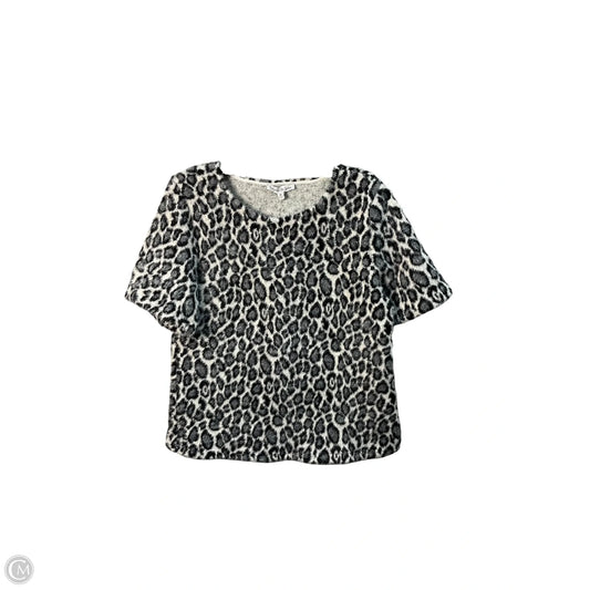 Sweater Short Sleeve By See And Be Seen In Animal Print, Size: M