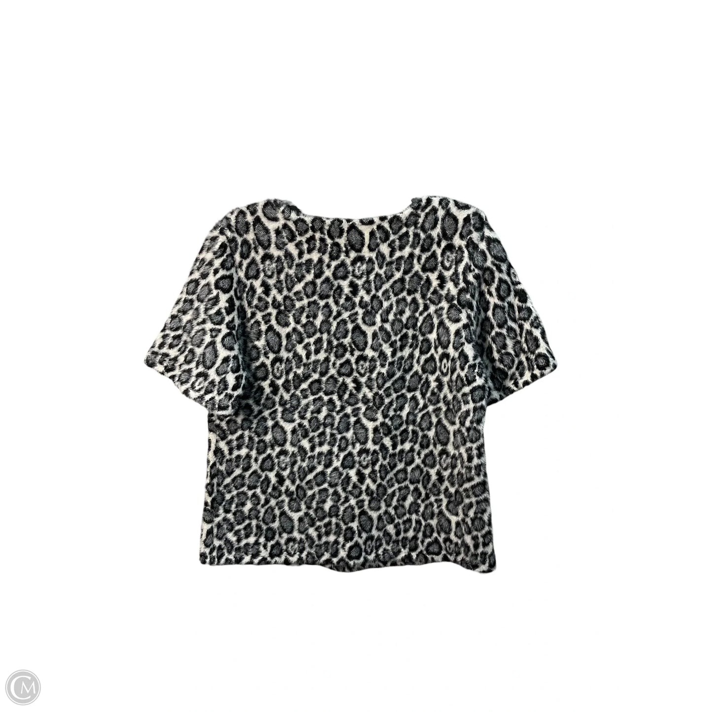 Sweater Short Sleeve By See And Be Seen In Animal Print, Size: M