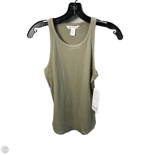 Athletic Tank Top By Athleta In Green, Size: Xs