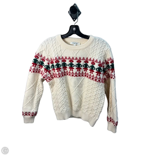 Sweater By Clothes Mentor In Cream, Size: S