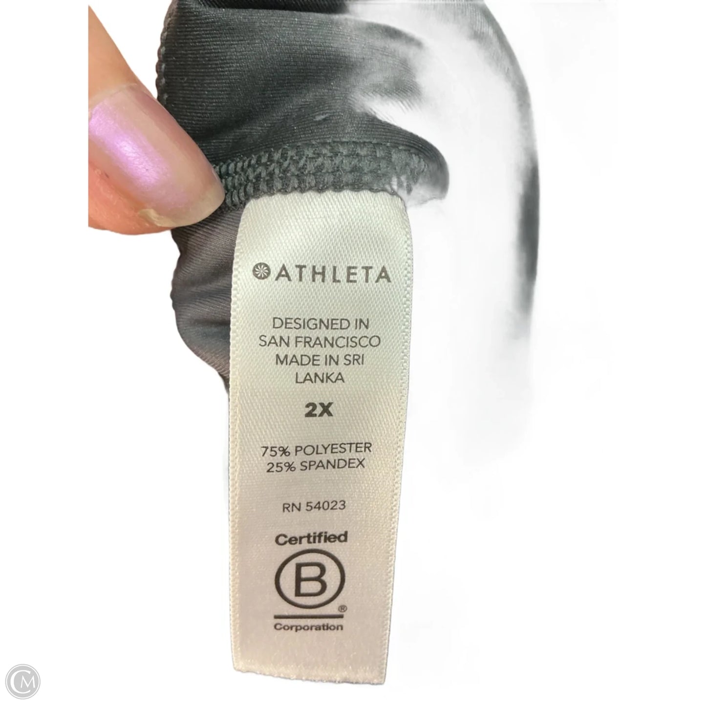 Athletic Leggings By Athleta In Black, Size: 18