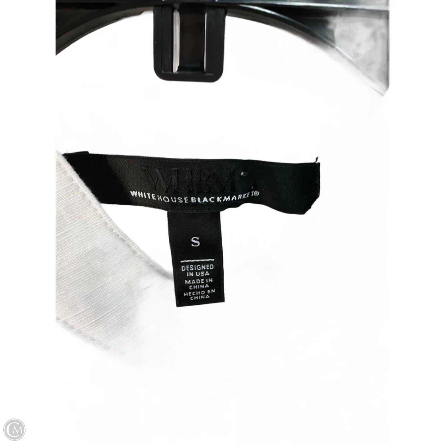 Top Long Sleeve By White House Black Market In White, Size: S