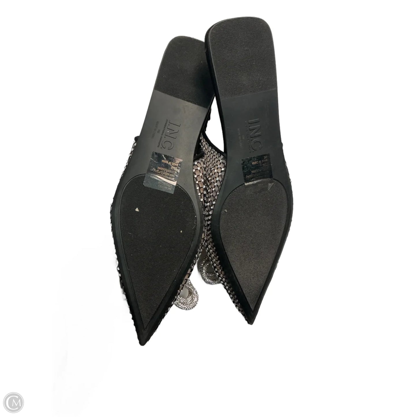 Shoes Flats By Inc In Black & Cream, Size: 11
