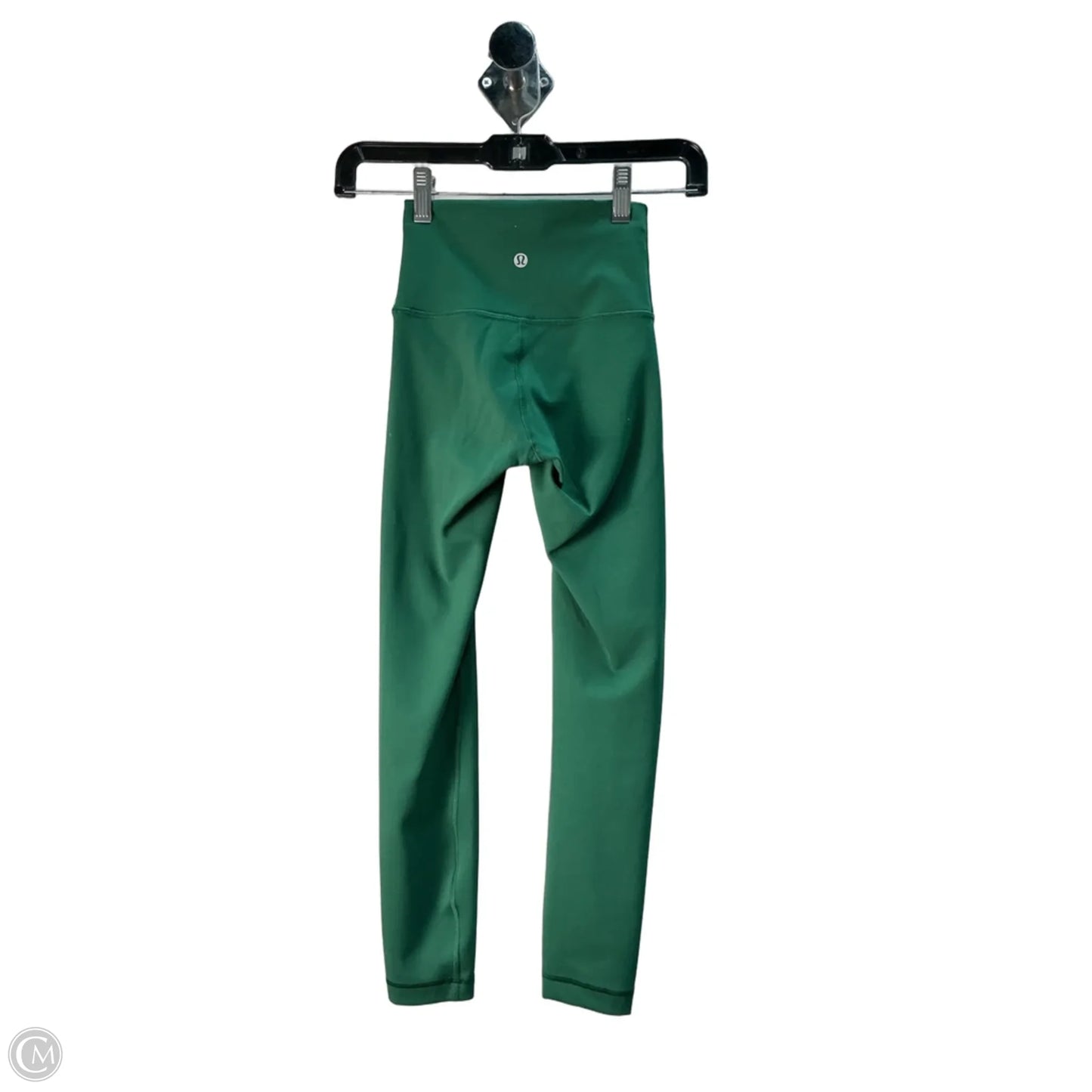 Athletic Leggings By Lululemon In Green, Size: Xs