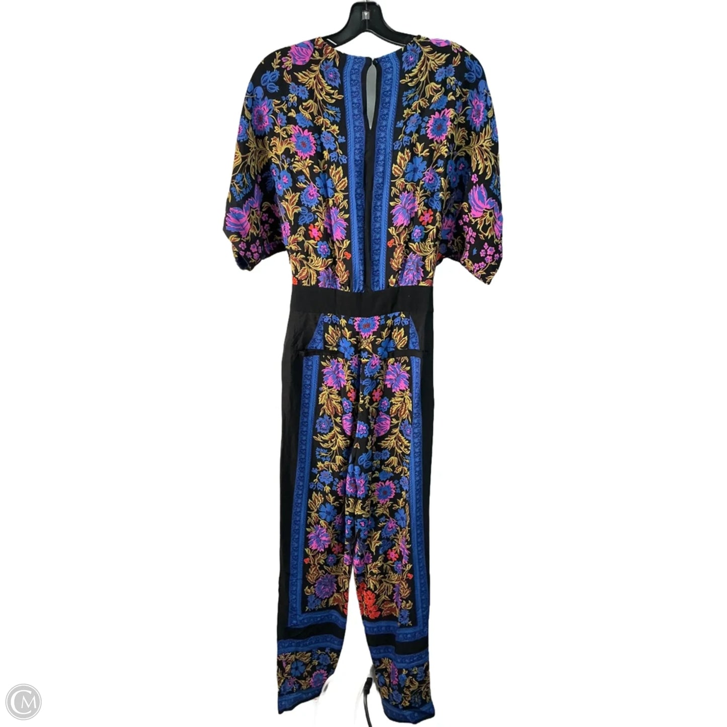 Jumpsuit By Anthropologie In Black & Blue, Size: Xs