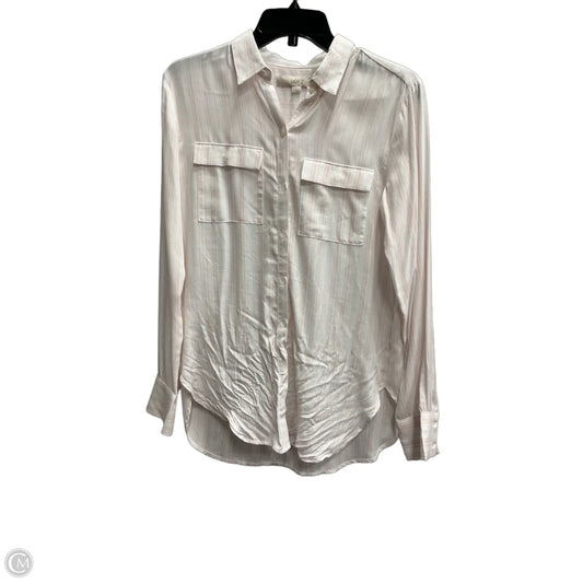 Top Long Sleeve By Loft In Pink, Size: Xs