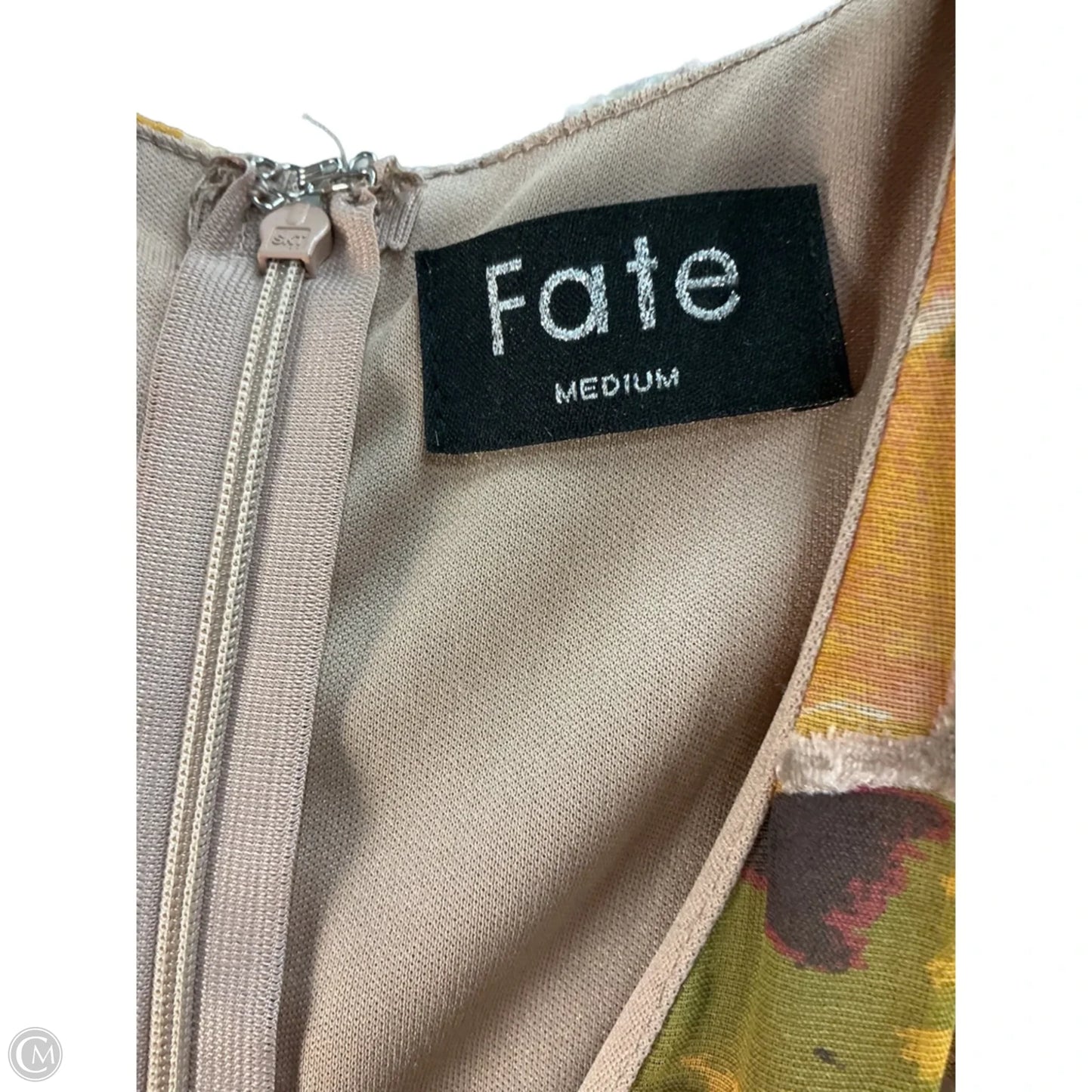 Dress Casual Midi By Fate In Cream, Size: M