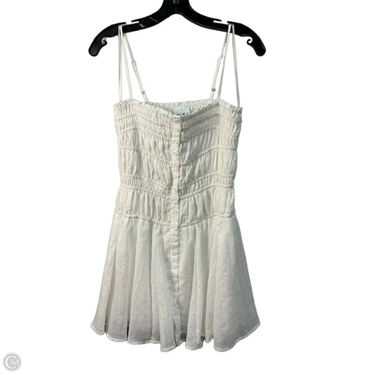 Dress Casual Short By Clothes Mentor In White, Size: S