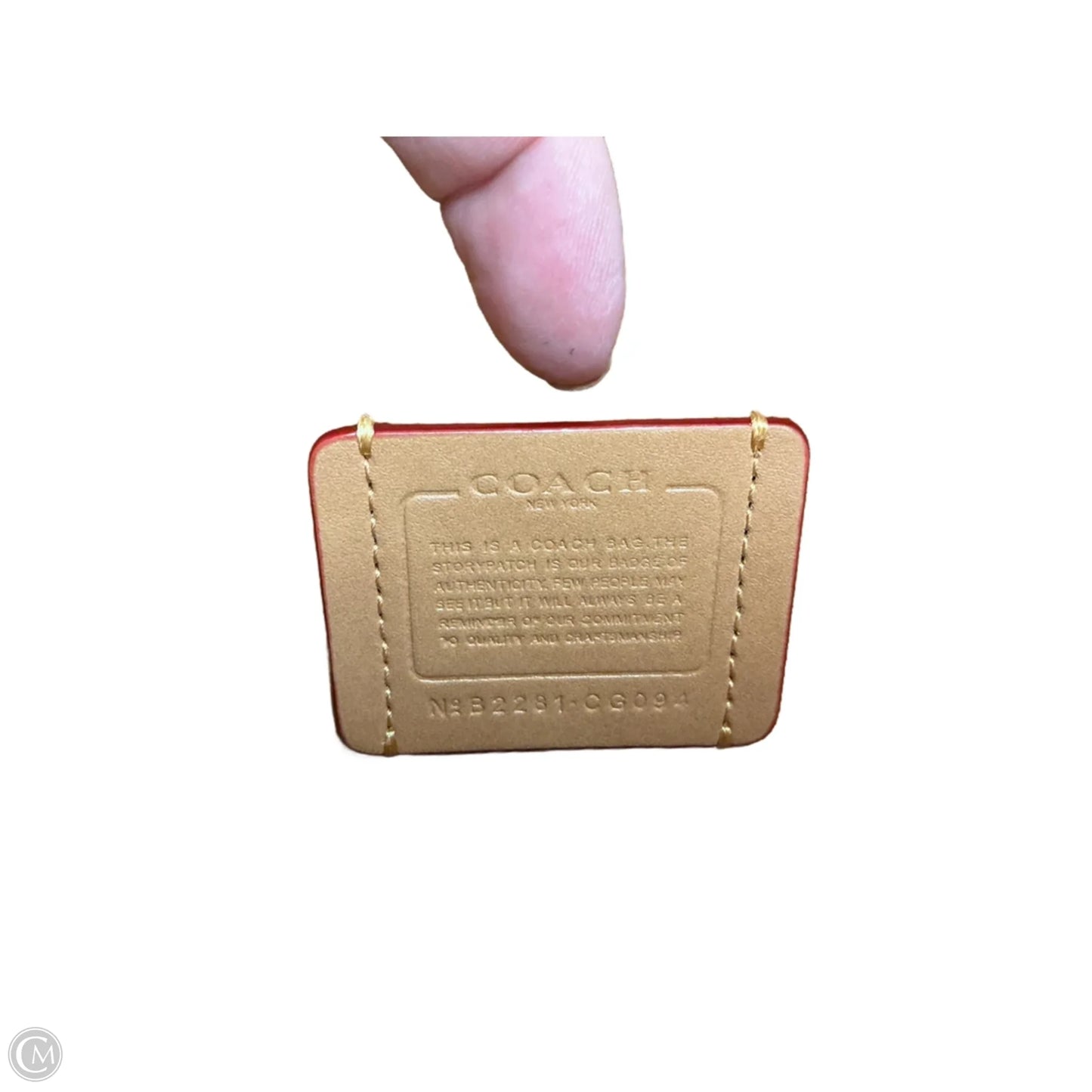 Crossbody Designer By Coach, Size: Medium