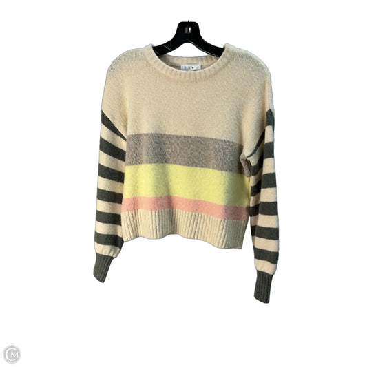 Sweater By Thml In Pink & Yellow, Size: S