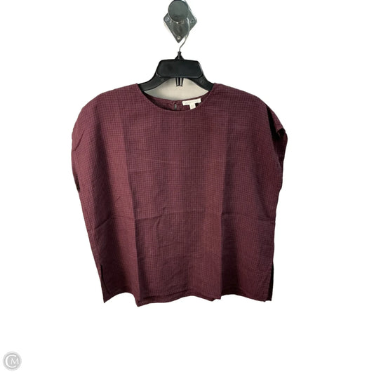 Top Sleeveless By Eileen Fisher In Red, Size: S