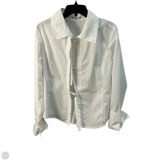 Top Long Sleeve By Princess Polly In White, Size: M