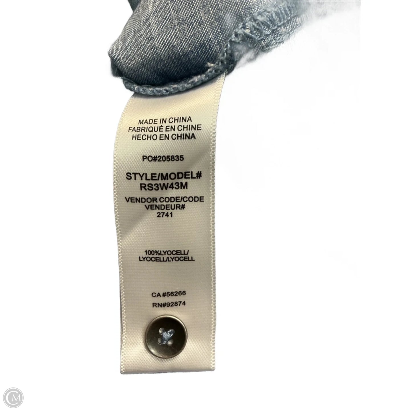 Top Long Sleeve By Splendid In Blue, Size: S