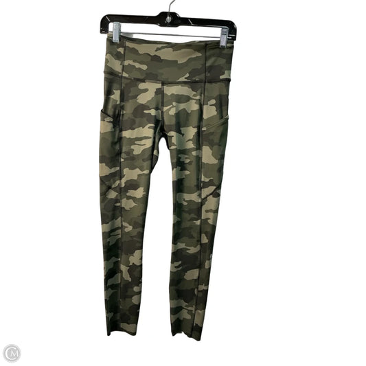 Athletic Leggings By Lululemon In Camouflage Print, Size: 6