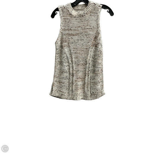 Top Sleeveless By Loft In Cream, Size: Xs