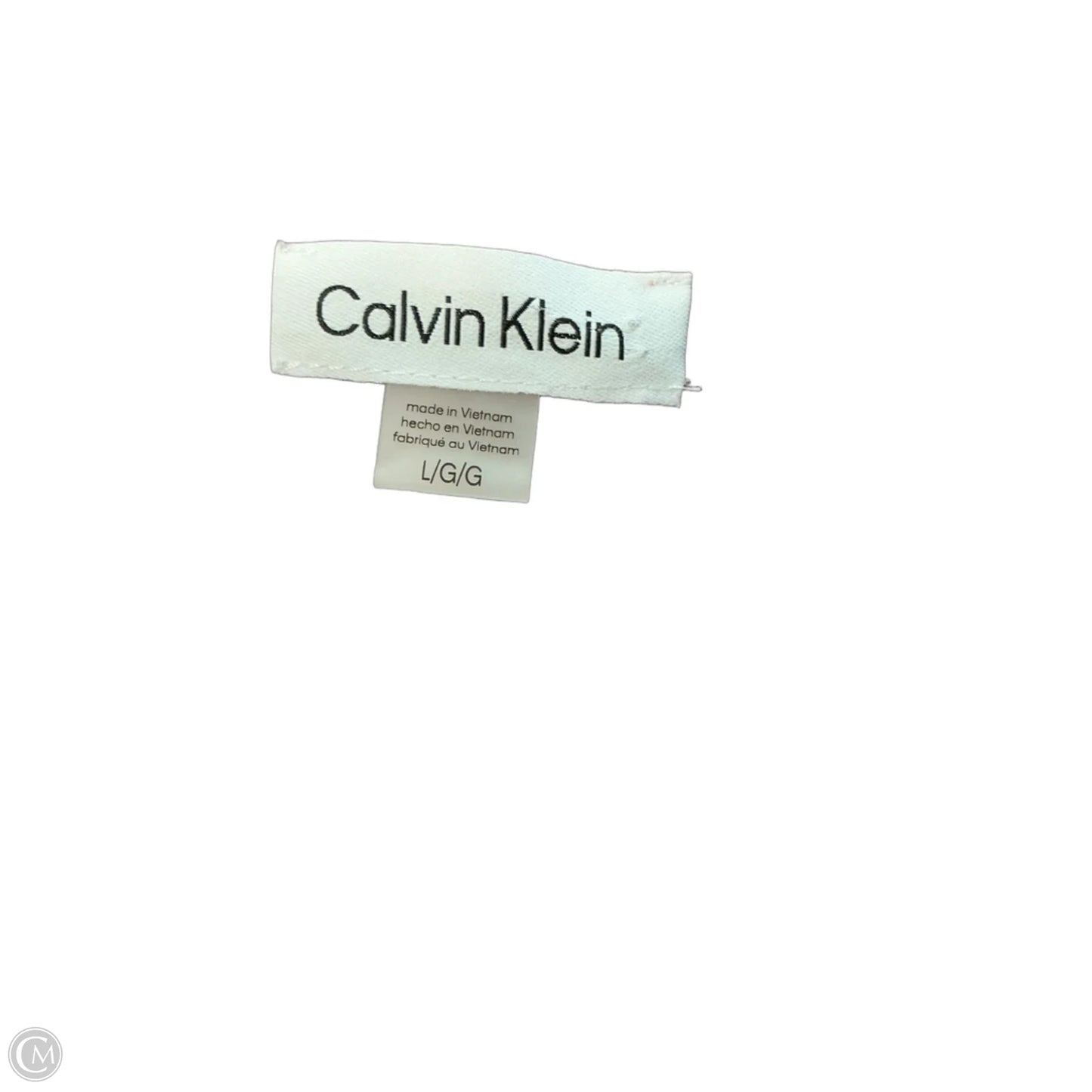 Top Sleeveless By Calvin Klein In Pink, Size: L