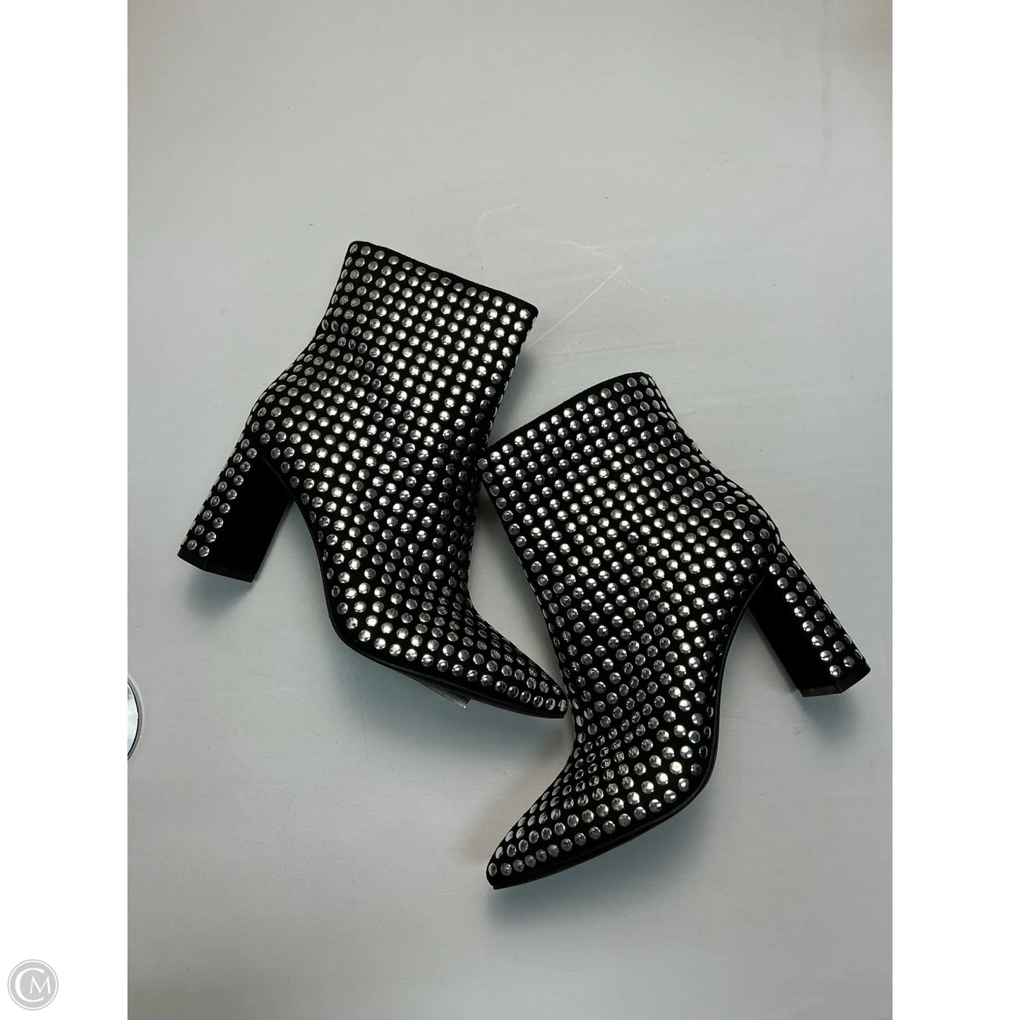 Boots Ankle Heels By Inc In Black, Size: 6