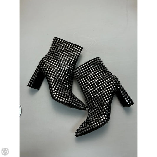 Boots Ankle Heels By Inc In Black, Size: 6