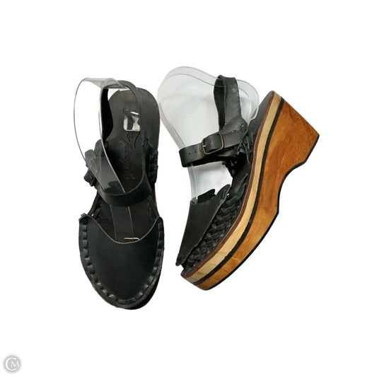 Sandals Heels Platform By Free People In Black, Size: 7