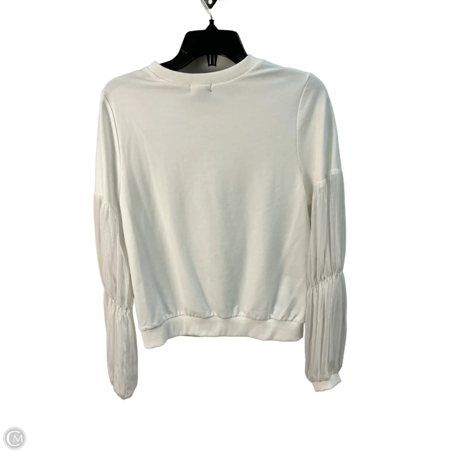 Top Long Sleeve By Ontwelfth In White, Size: M