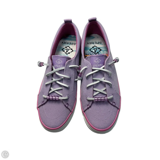 Shoes Sneakers By Sperry In Purple, Size: 8