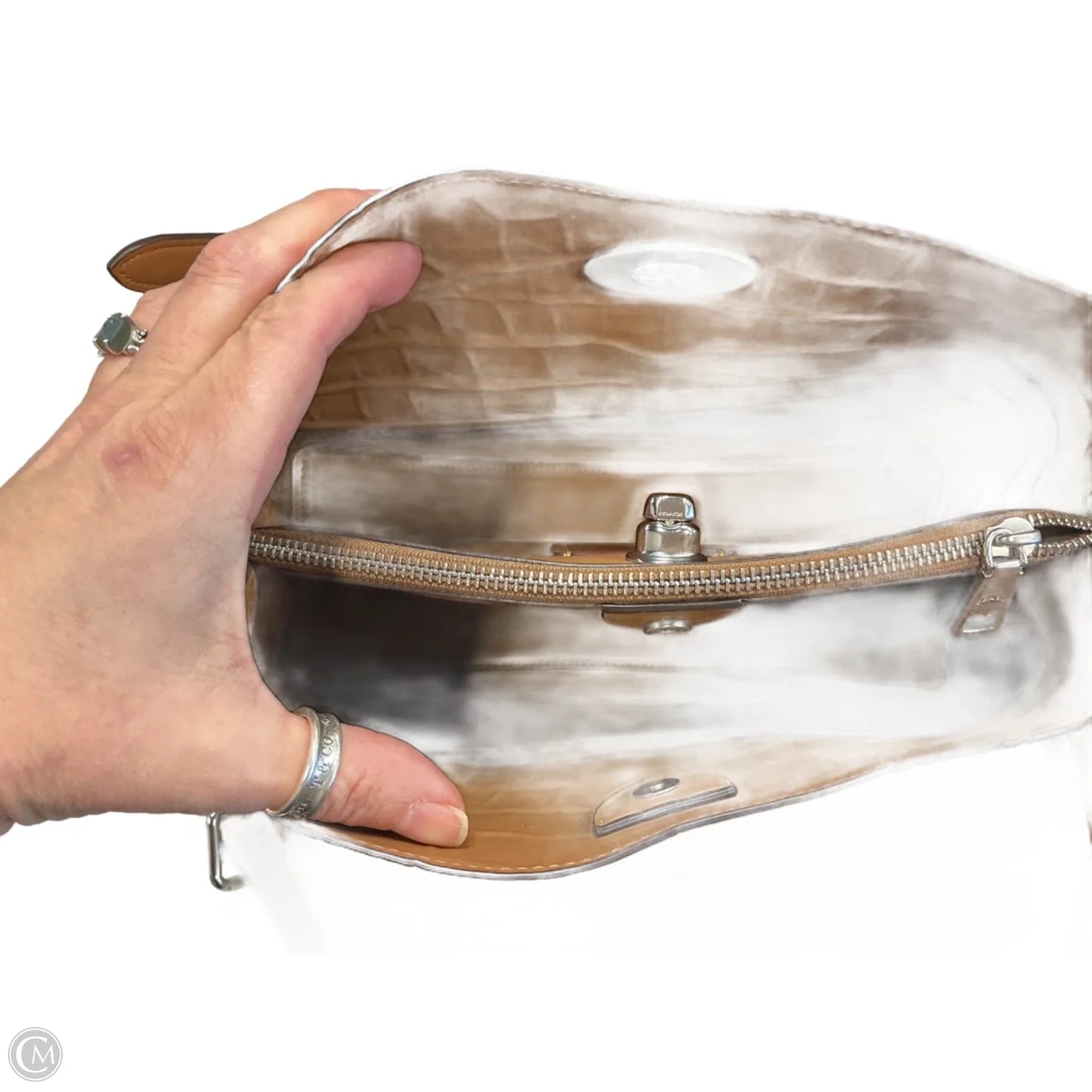 Crossbody Designer By Coach, Size: Medium