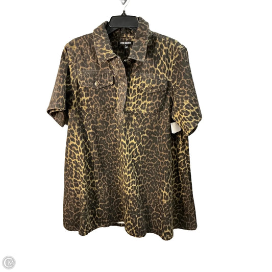 Dress Casual Midi By Steve Madden In Animal Print, Size: L