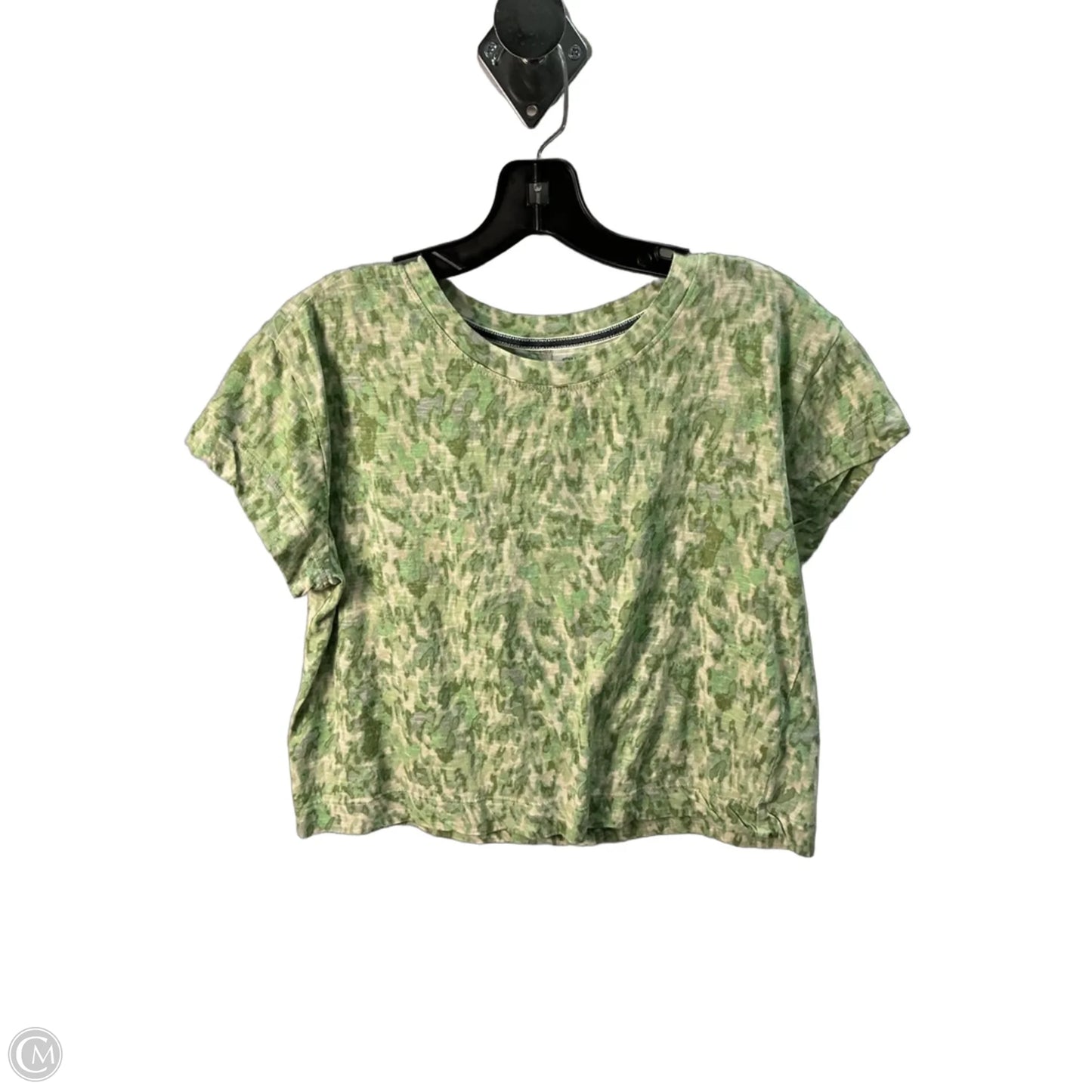 Top Short Sleeve By Pilcro In Green, Size: S
