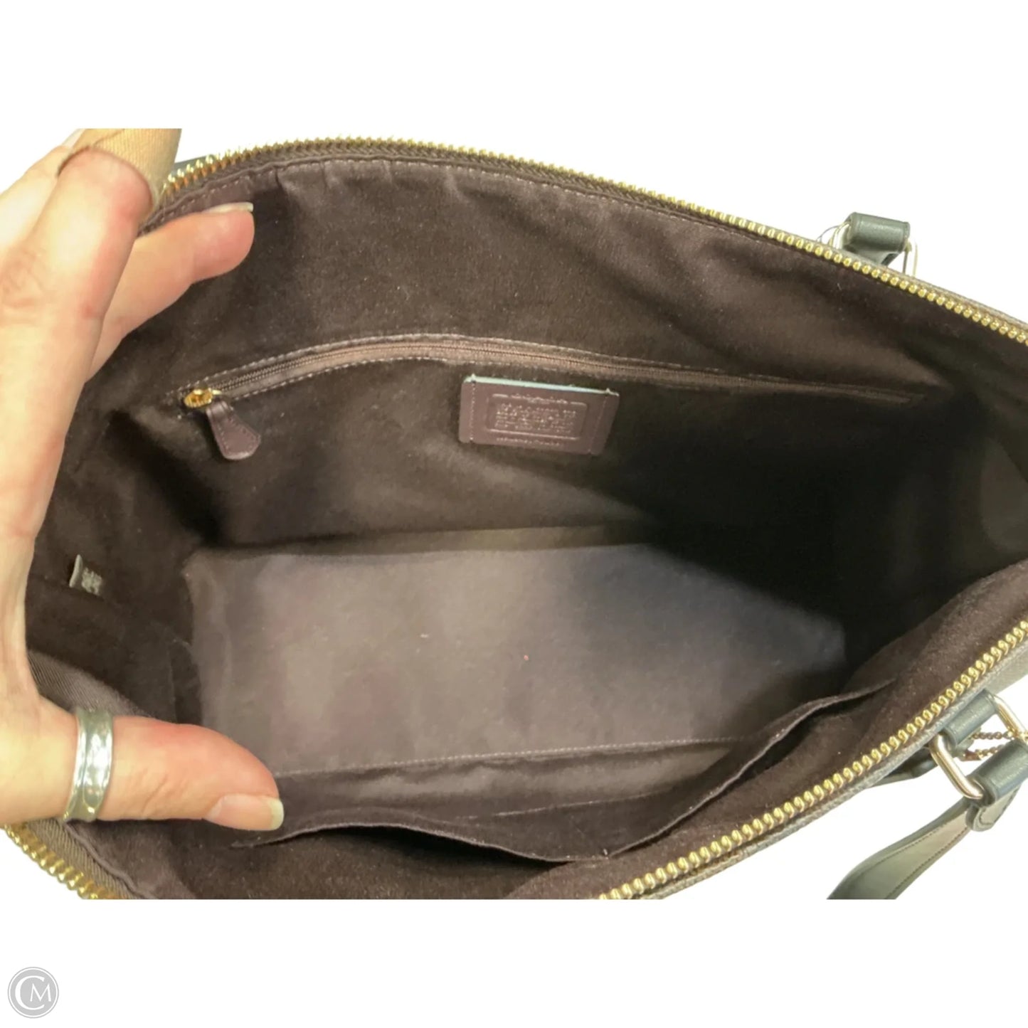 Tote Designer By Coach, Size: Large