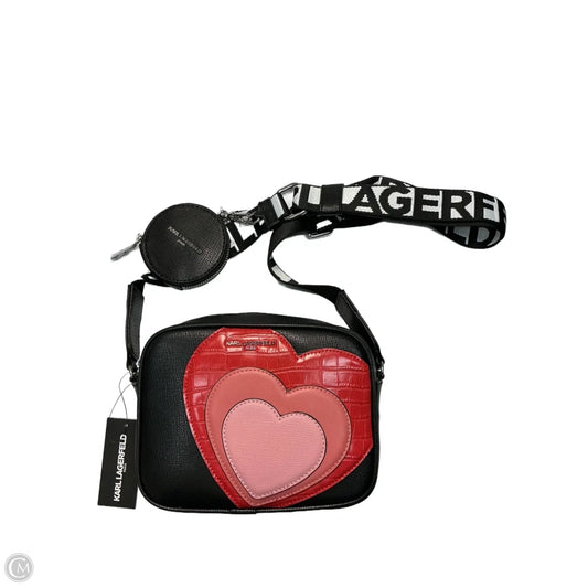 Crossbody Designer By Karl Lagerfeld, Size: Medium