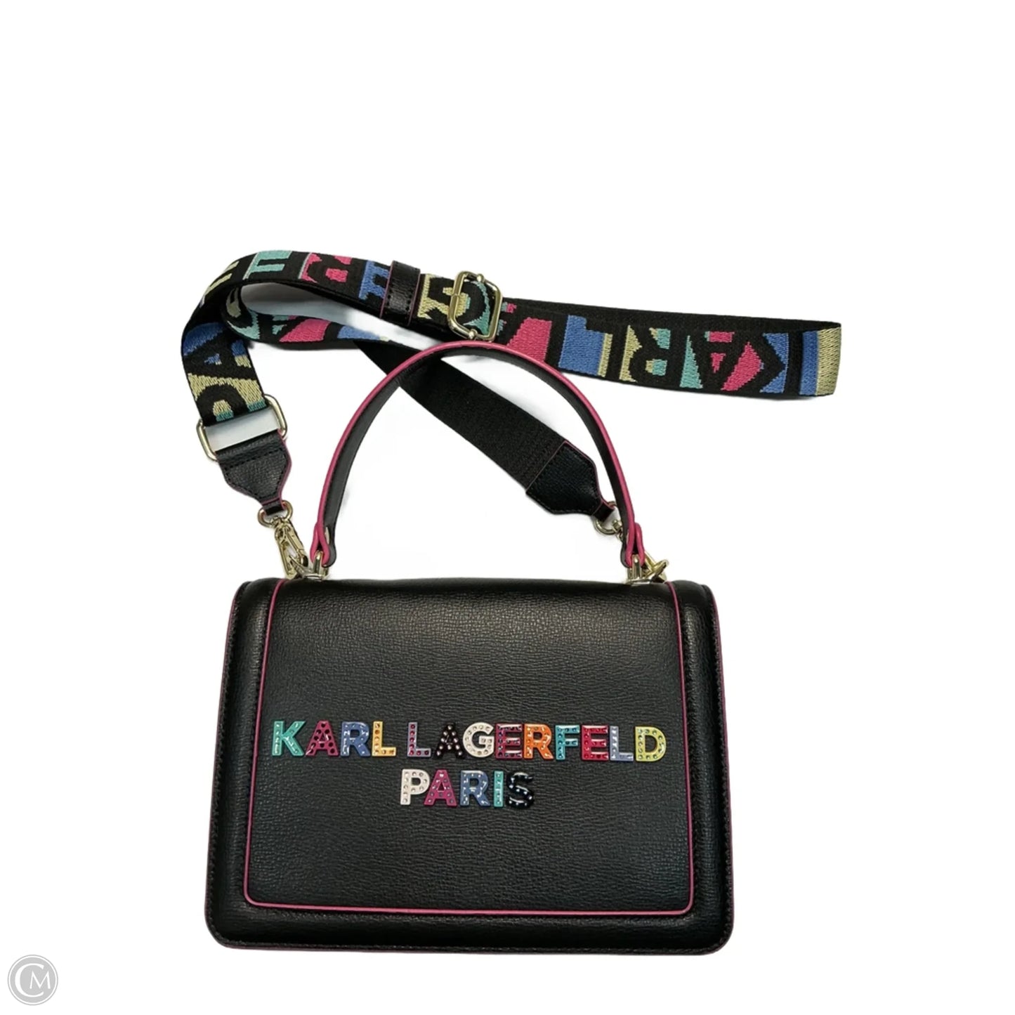 Crossbody Designer By Karl Lagerfeld, Size: Medium