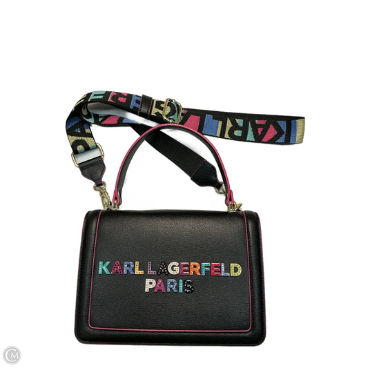 Crossbody Designer By Karl Lagerfeld, Size: Medium