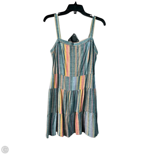 Dress Casual Midi By Loft In Multi-colored, Size: M