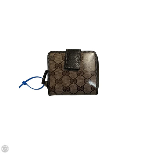 Wallet Luxury Designer By Gucci, Size: Small