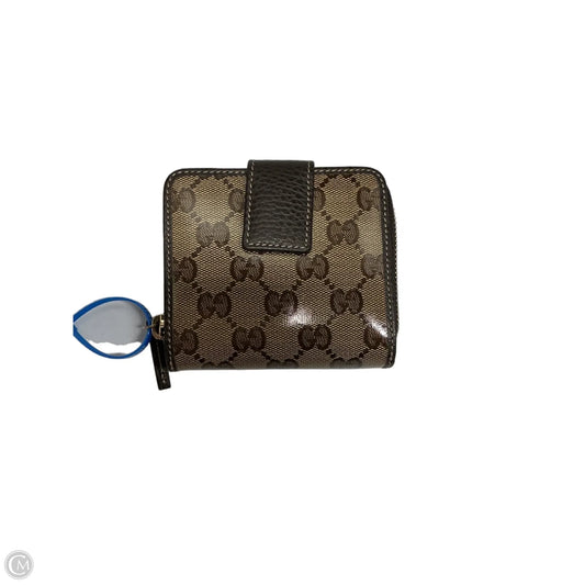 Wallet Luxury Designer By Gucci, Size: Small