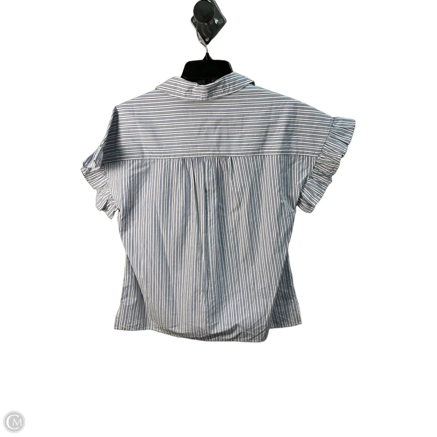 Top Short Sleeve By Caslon In Blue, Size: S